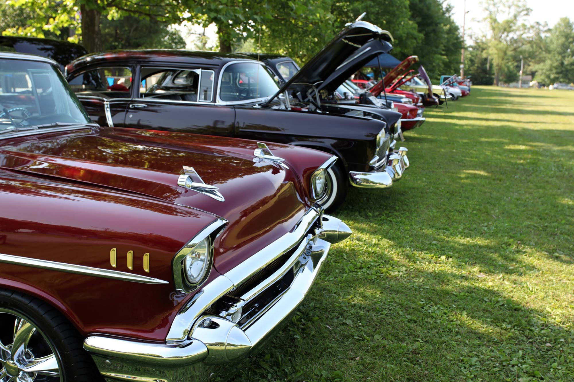 Line of Muscle cars - Nevada Craft Beer Events
