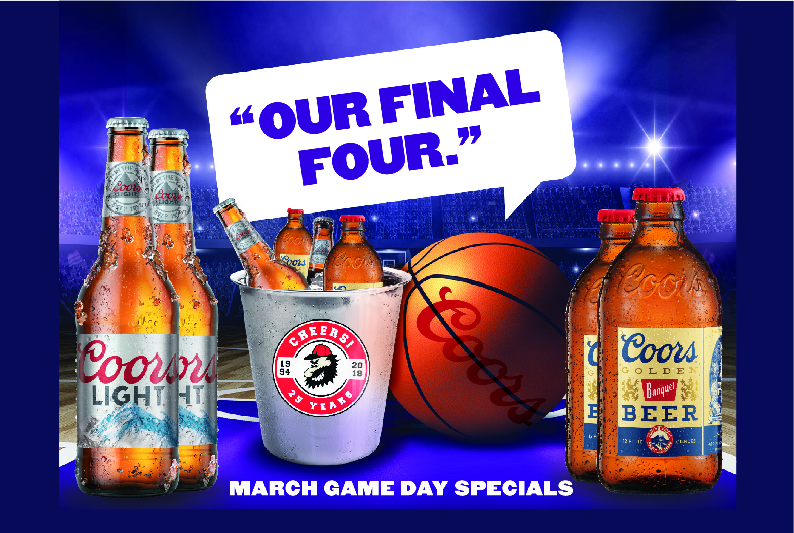 March Mania Bully's Coors Light Coors Banquet 