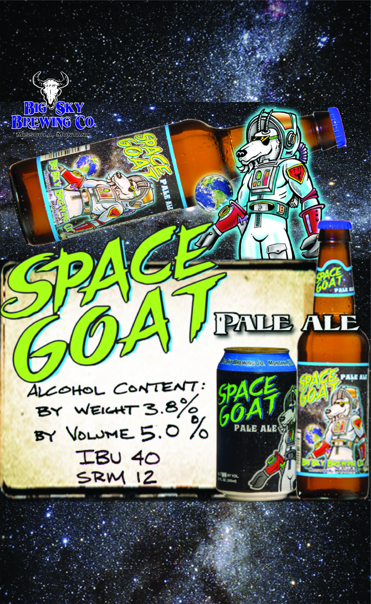 Space Goat Big Sky Brewing